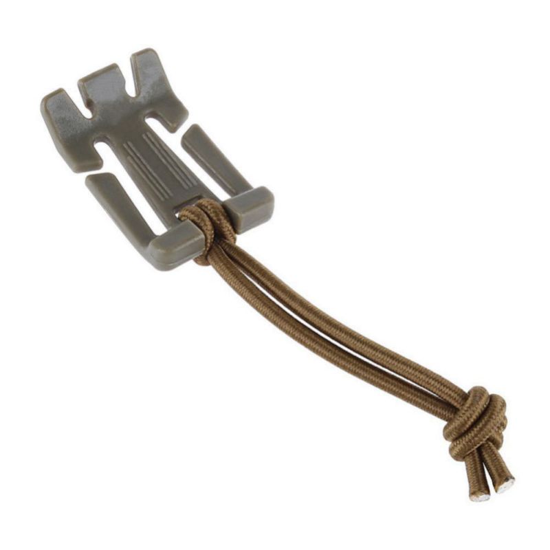 2 Pcs Military Molle bing Tactical Clips Strap Backpack Elastic Cord